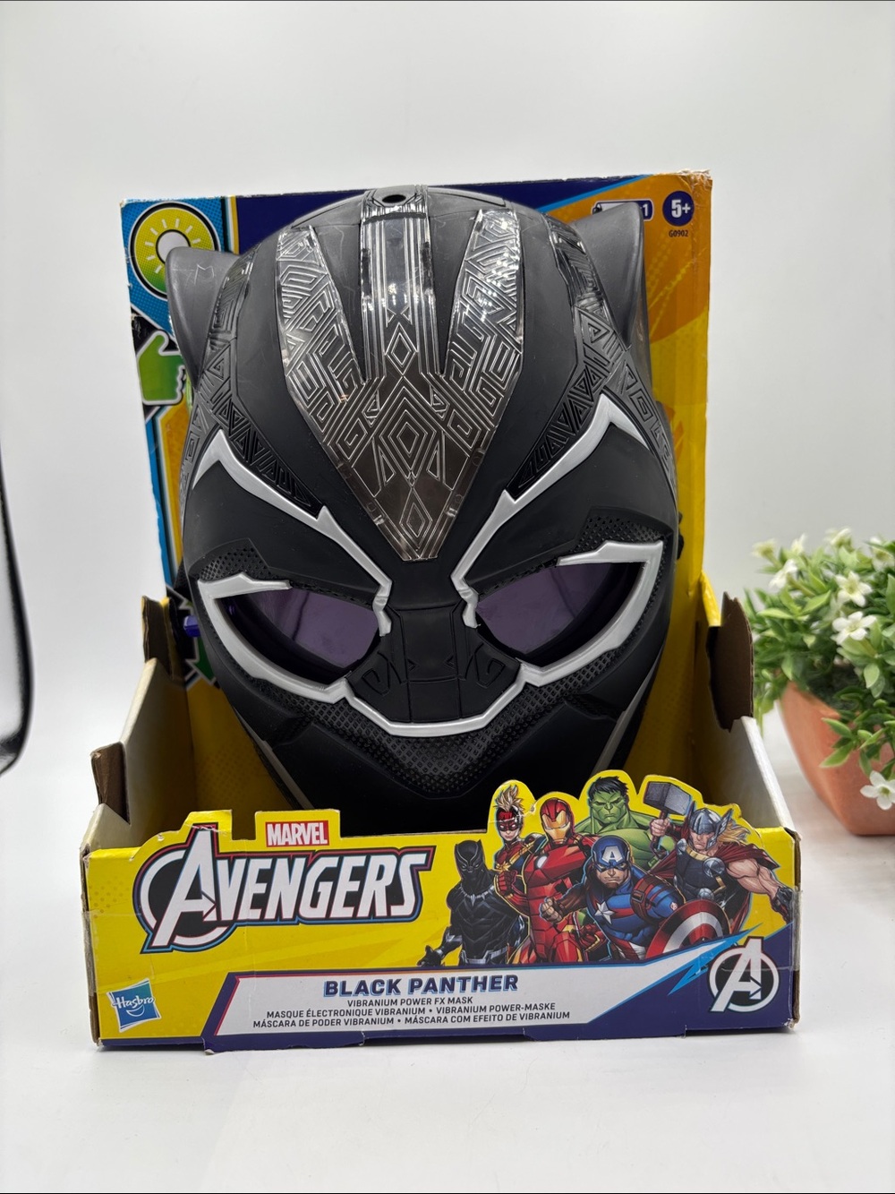 Marvel Black Panther Roleplay Mask - Black, Silver & Purple